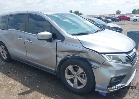 2018 Honda Odyssey Ex-L из США, поврежденный, VIN 5FNRL6H78JB098586